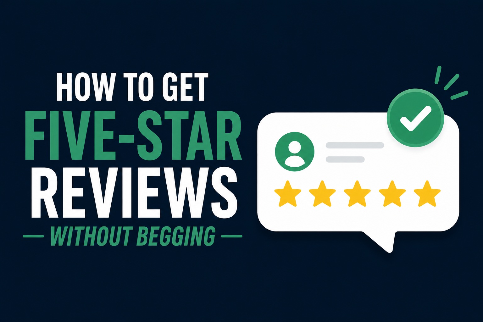 A smartphone screen displaying a Google review interface with a 5-star rating, emphasizing the importance of generating positive reviews for local SEO and business reputation.